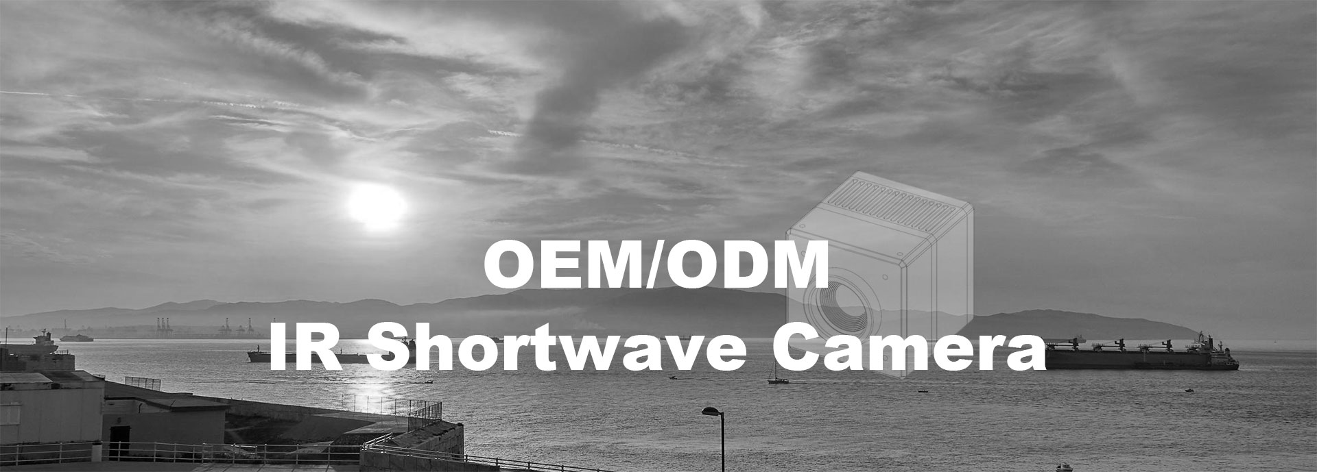 0,9 μm ~ 1,7 μm IR ShortWave Camera con rilevatore Ingaas